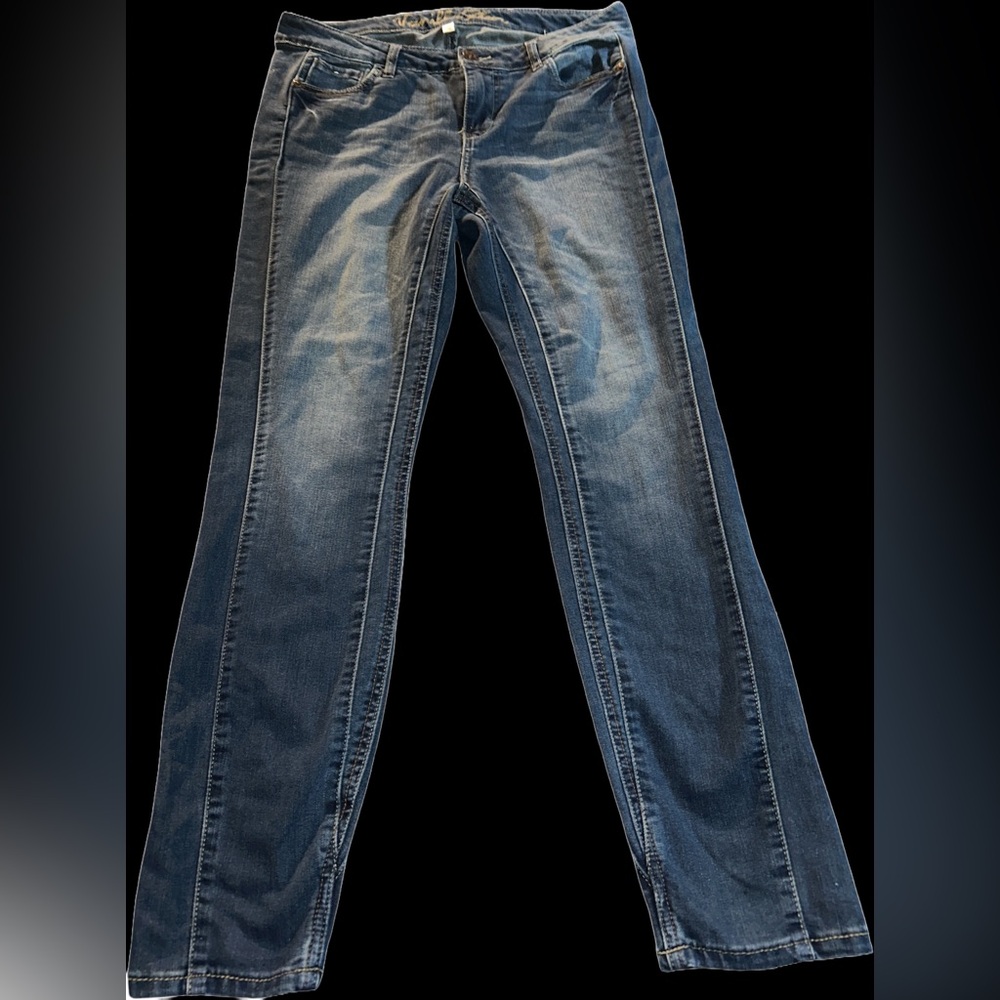 Vanilla Star Women's Straight Leg Jeans - Blue